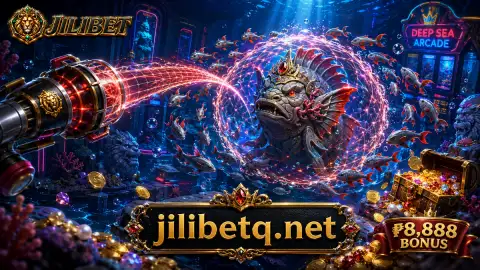 JILIBET fishing scene with an emerald targeting reticle aligned over a moving manta