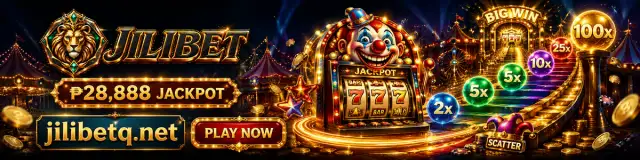 JILIBET slot banner with emerald reels and gold gaming details